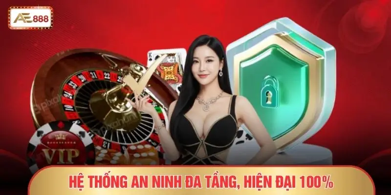 Hệ thống an ninh đa tầng, hiện đại 100%